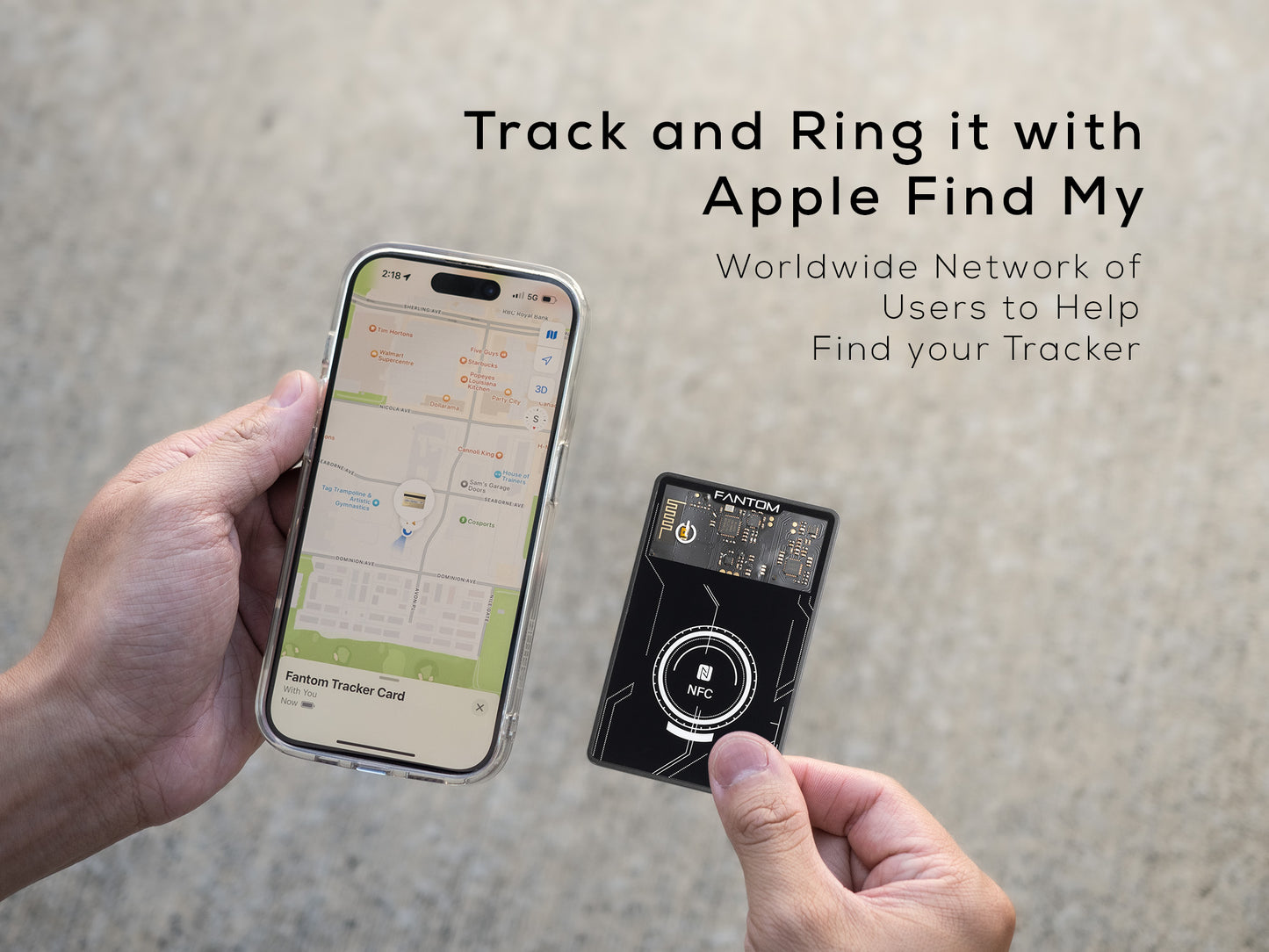 Rechargeable Tracker Card