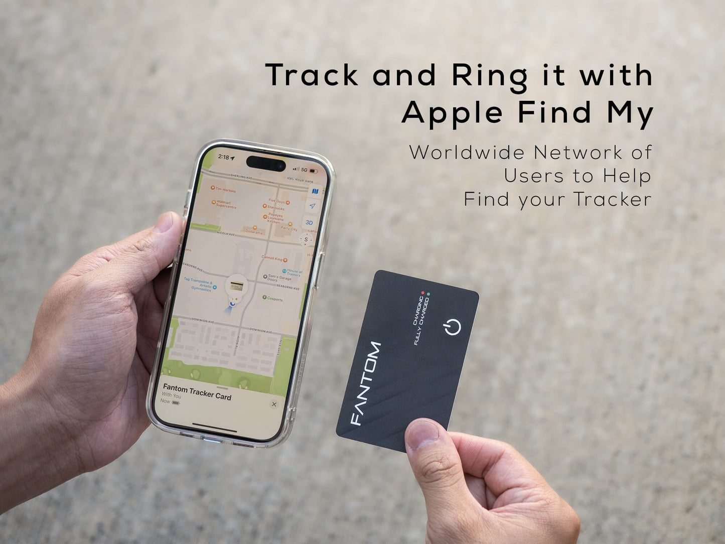 Rechargeable Tracker Card